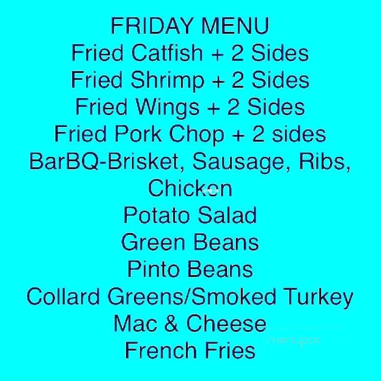 Fowler's Smokin Soul Food - Austin, TX menu_pic