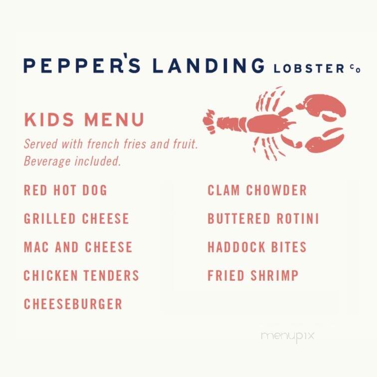 Pepper's Landing - Brunswick, ME menu_pic