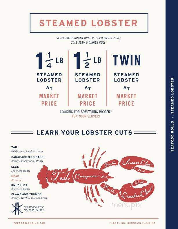 Pepper's Landing - Brunswick, ME menu_pic