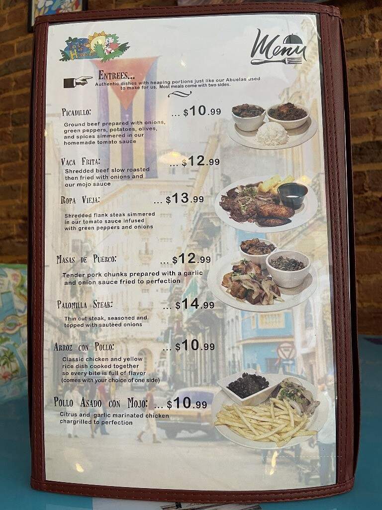 Taste of Havana - Lenoir, NC menu_pic