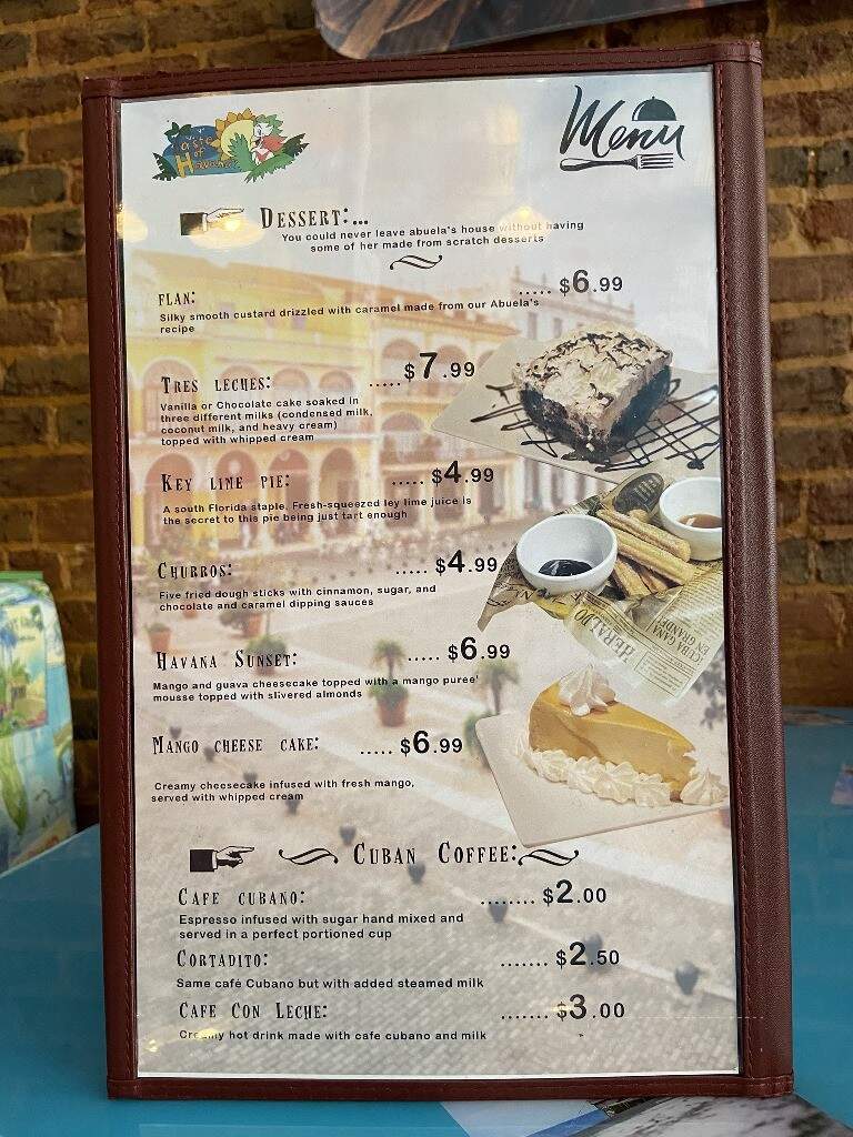 Taste of Havana - Lenoir, NC menu_pic