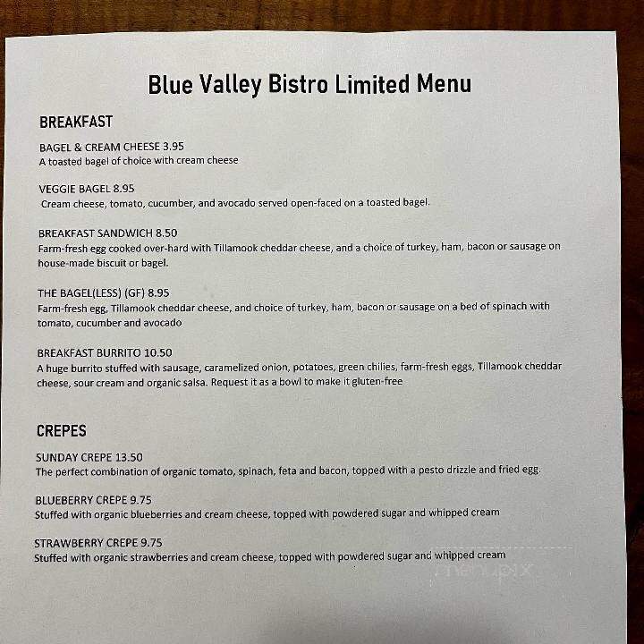 Blue Valley Bistro Coburg - Coburg, OR