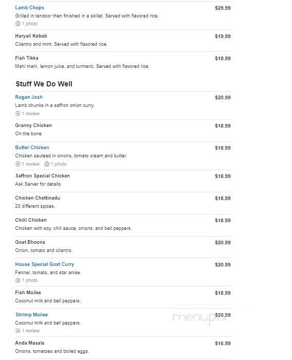 Saffron Columbus - Columbus, GA menu_pic