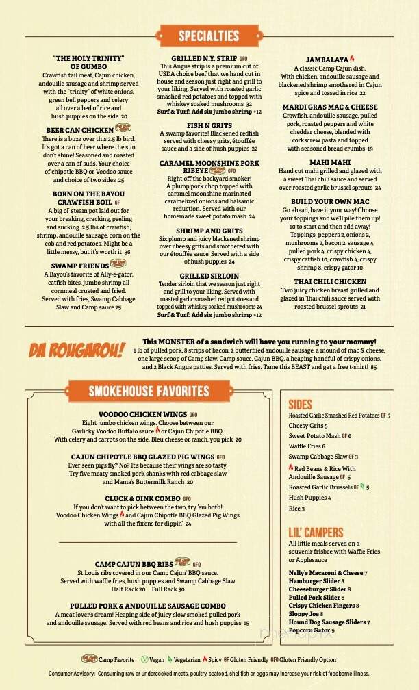 Cocoa Beach Fish Camp Grill - Cocoa Beach, FL menu_pic