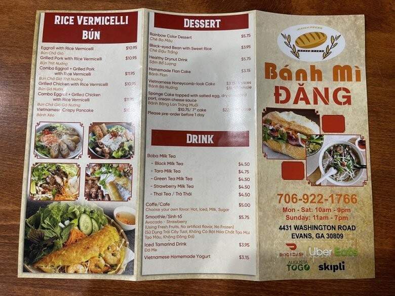 Banh Mi Dang - Evans, GA