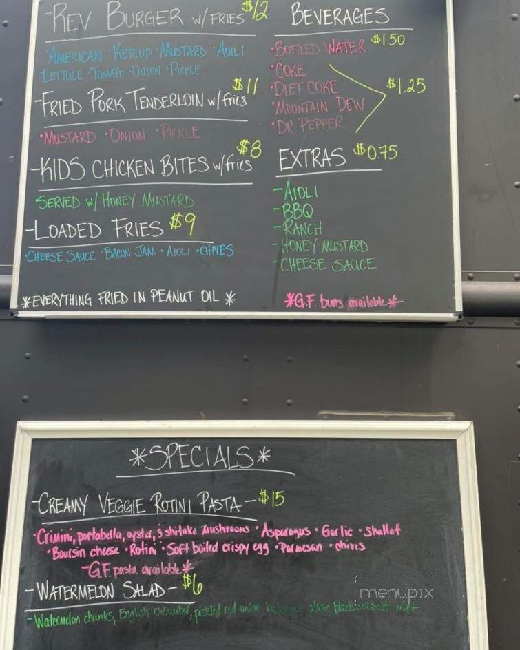 Dashboard Food Truck - Greenwood, IN menu_pic