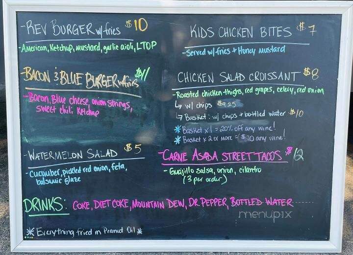 Dashboard Food Truck - Greenwood, IN menu_pic