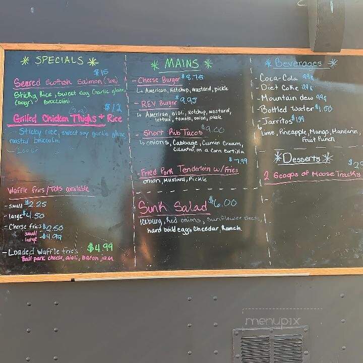 Dashboard Food Truck - Greenwood, IN menu_pic