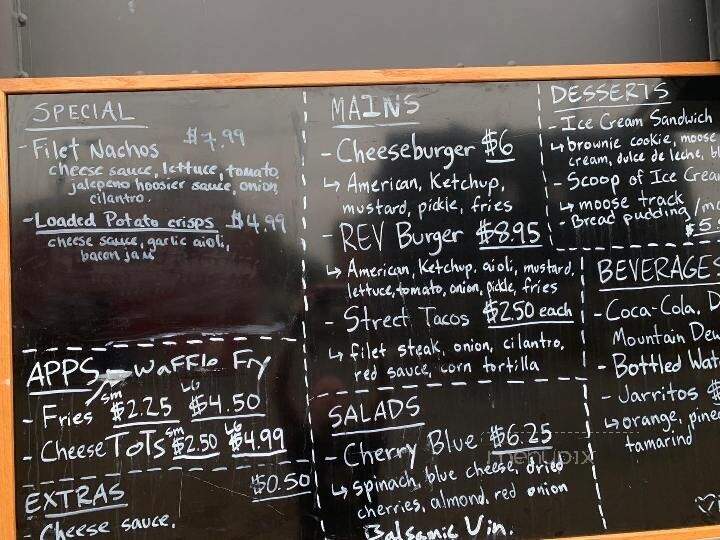 Dashboard Food Truck - Greenwood, IN menu_pic