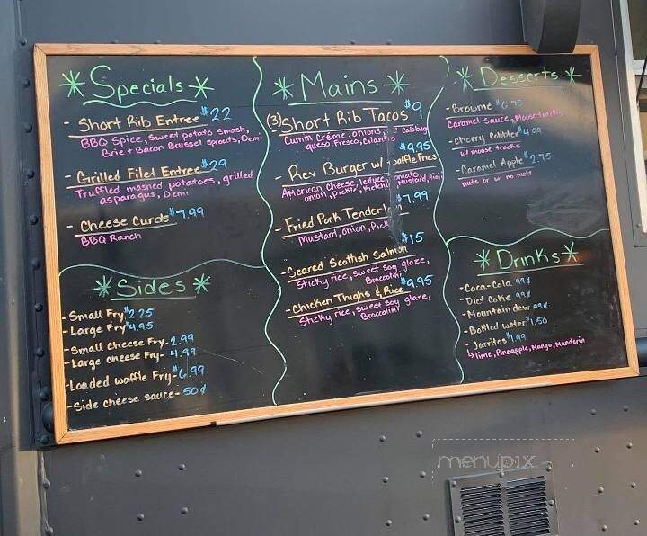 Dashboard Food Truck - Greenwood, IN menu_pic
