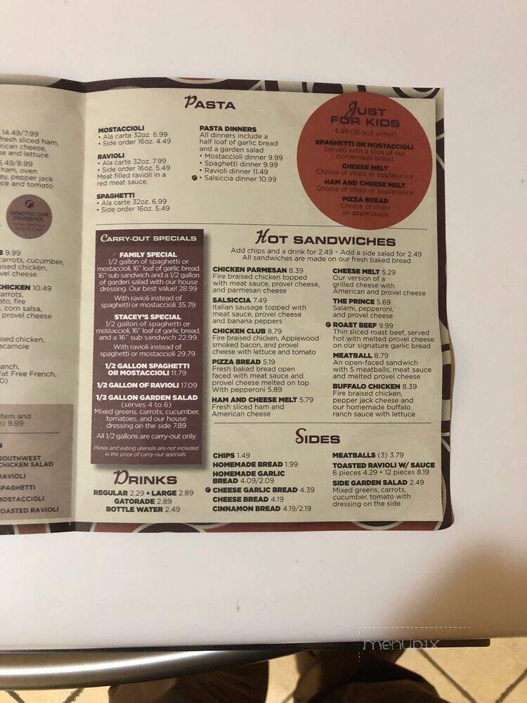 P'sghetti's - Valley Park, MO menu_pic