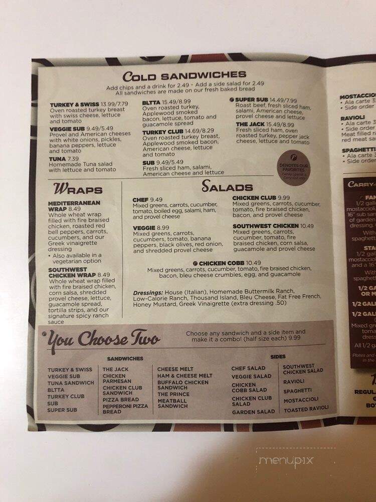 P'sghetti's - Valley Park, MO menu_pic