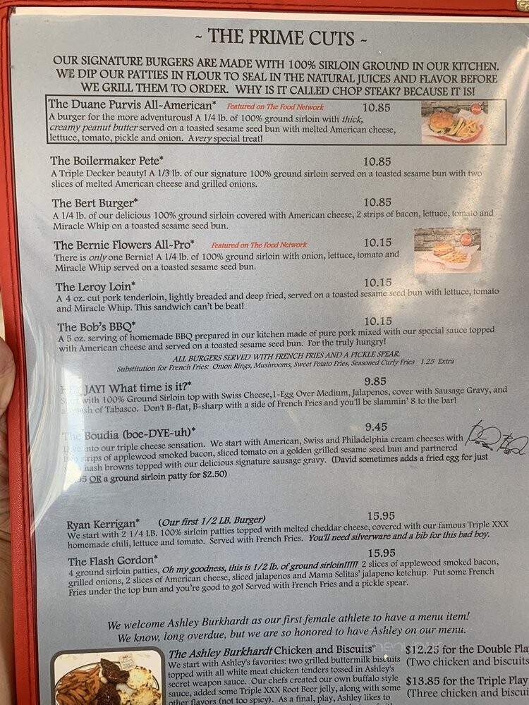 Triple X Family Restaurant - West Lafayette, IN menu_pic
