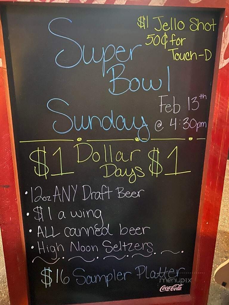 Backaracks Sports Bar & Restaurant - Scottsbluff, NE menu_pic