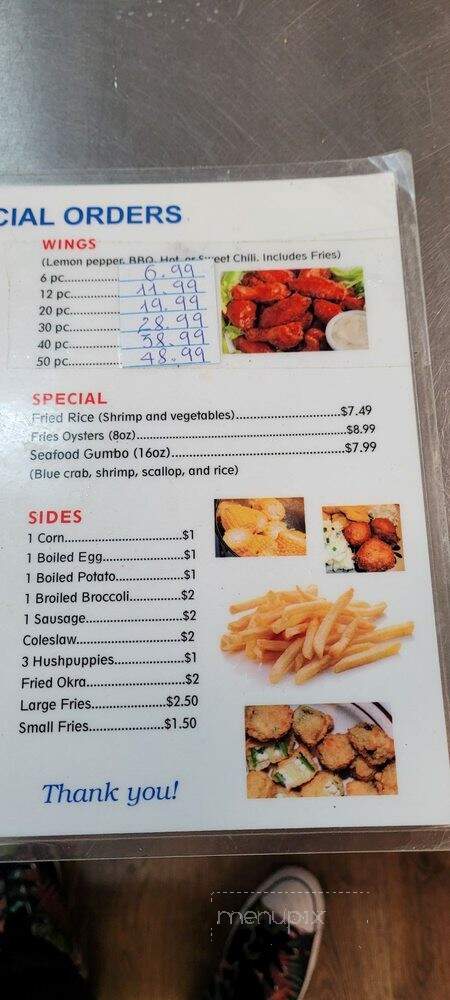 Crawfish Seafood Market - Conyers, GA menu_pic