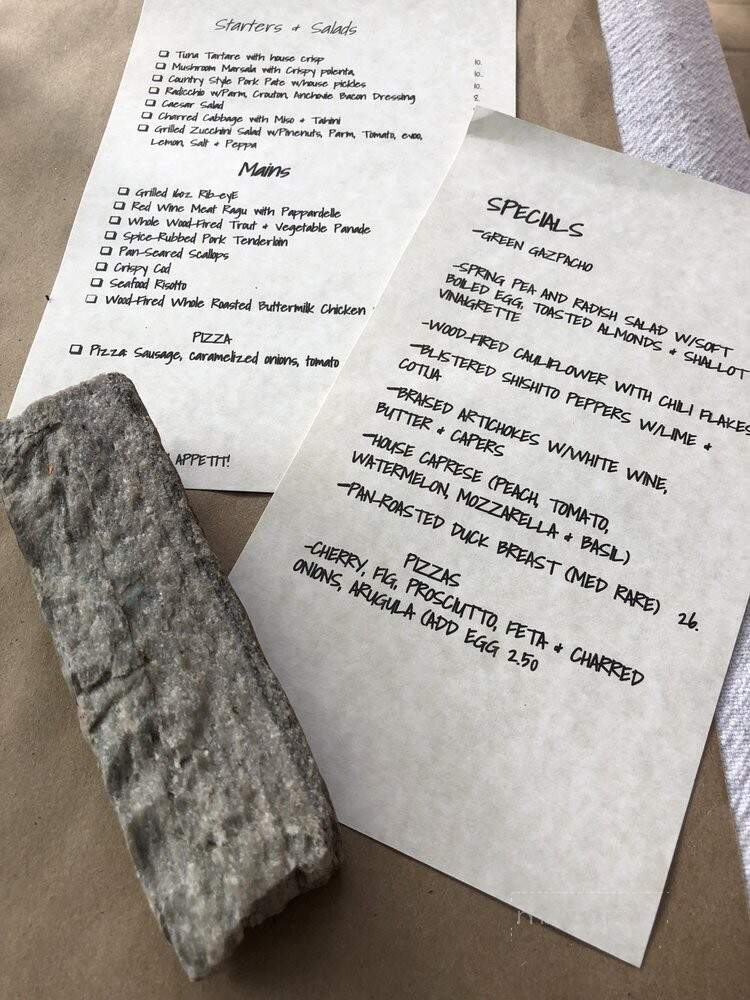 Stonefly - Markleeville, CA menu_pic
