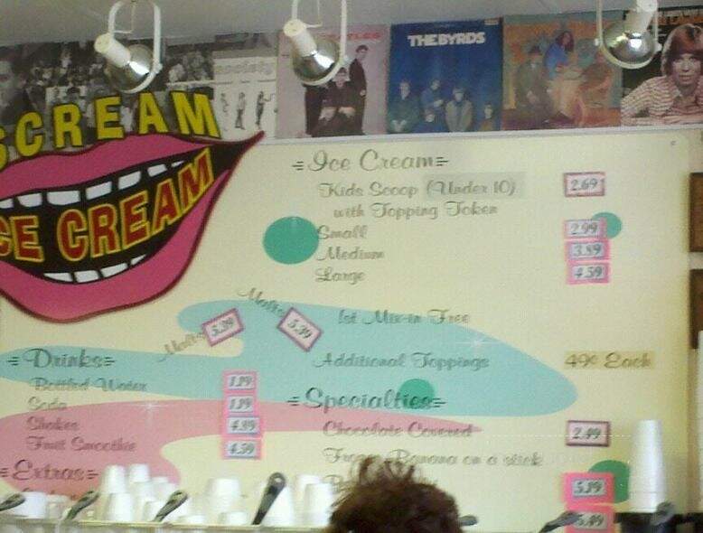 I Scream Ice Cream - Albuquerque, NM menu_pic