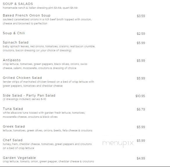 G's Pizzeria & Deli - Bay City, MI menu_pic