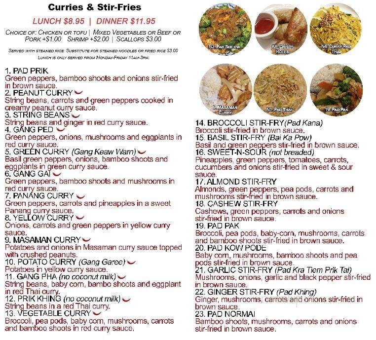 Bangkok Taste - Jenison, MI menu_pic