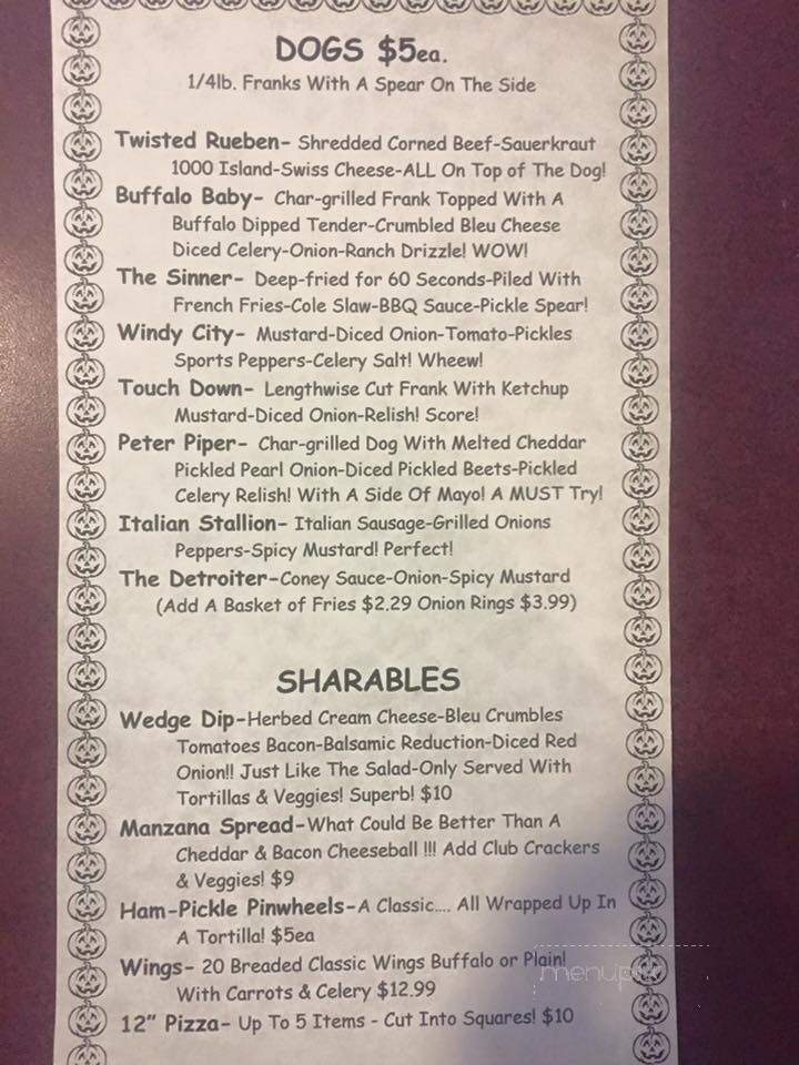 Manzanas Deli - Onaway, MI menu_pic