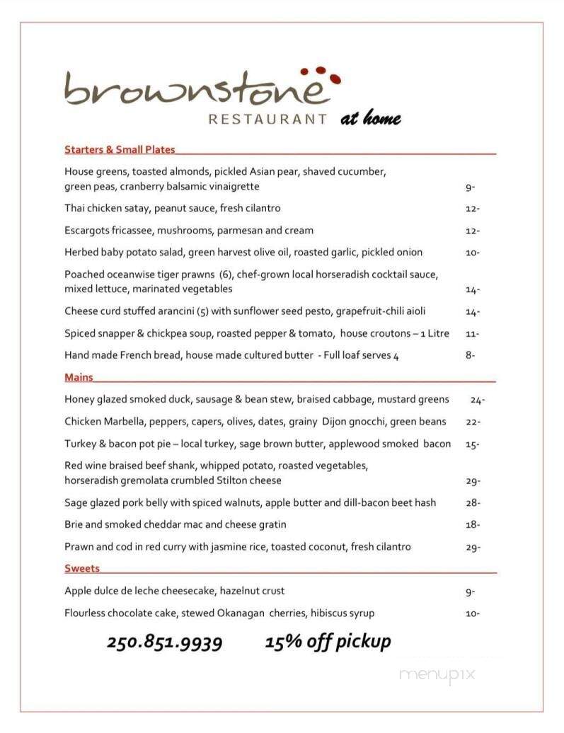 Brownstone Restaurant - Kamloops, BC