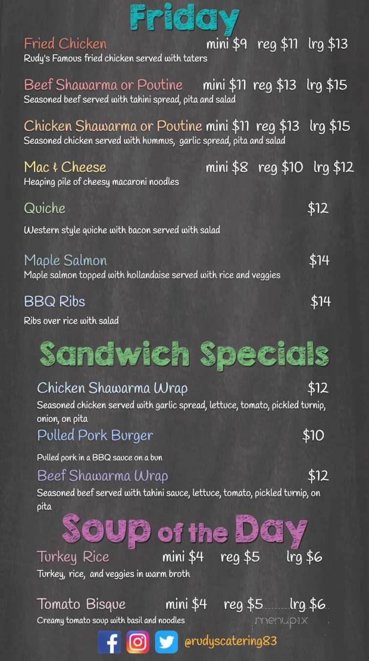 Rudy's Catering Services - Halifax, NS