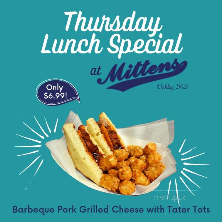Mitten Truck Stop - Oakley, KS menu_pic