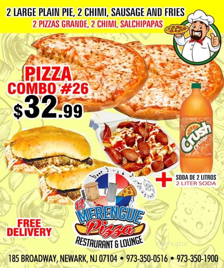 El Merengue Restaurant Inc - Newark, NJ menu_pic