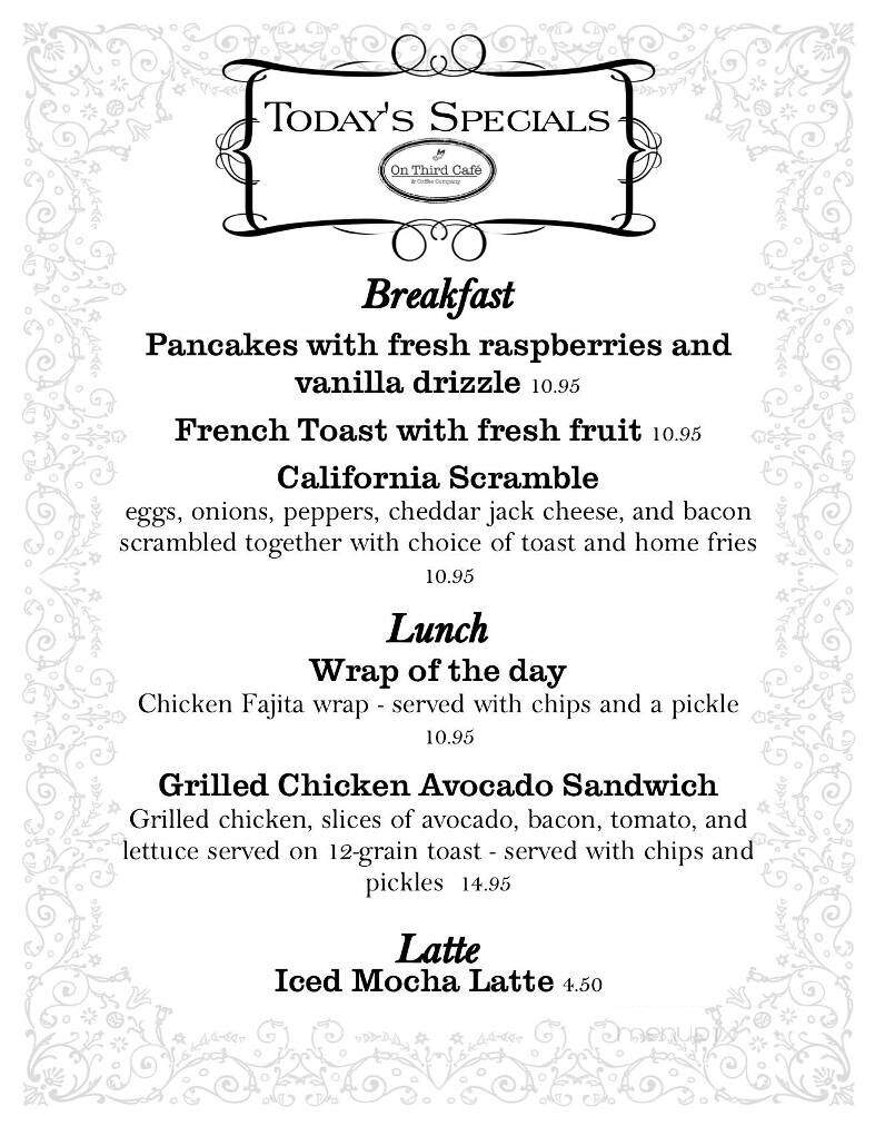 Who's On Third - Spring Lake, NJ menu_pic