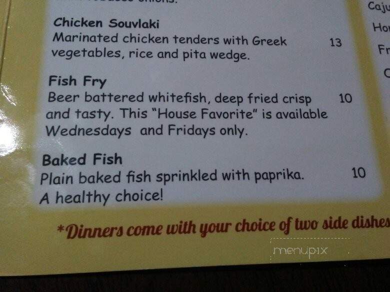Darrell's Place - Middleport, NY menu_pic