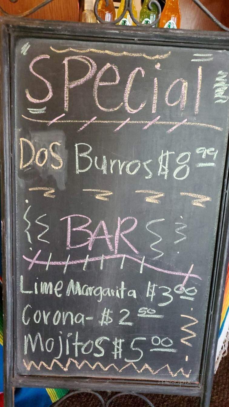 Torero's Mexican Restaurant - Goldsboro, NC menu_pic