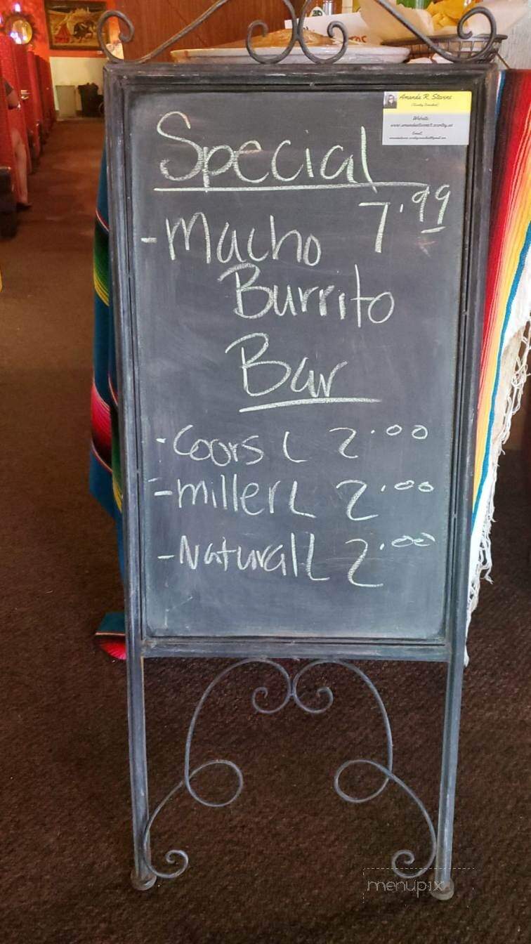 Torero's Mexican Restaurant - Goldsboro, NC menu_pic