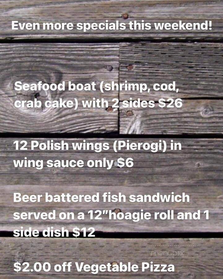 Foggy Mountain Lodge - Stahlstown, PA menu_pic