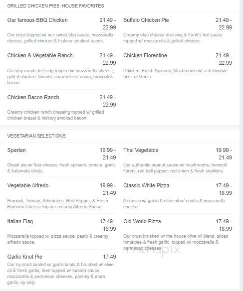 Ramunto's Silician Pizza - Middlebury, VT menu_pic