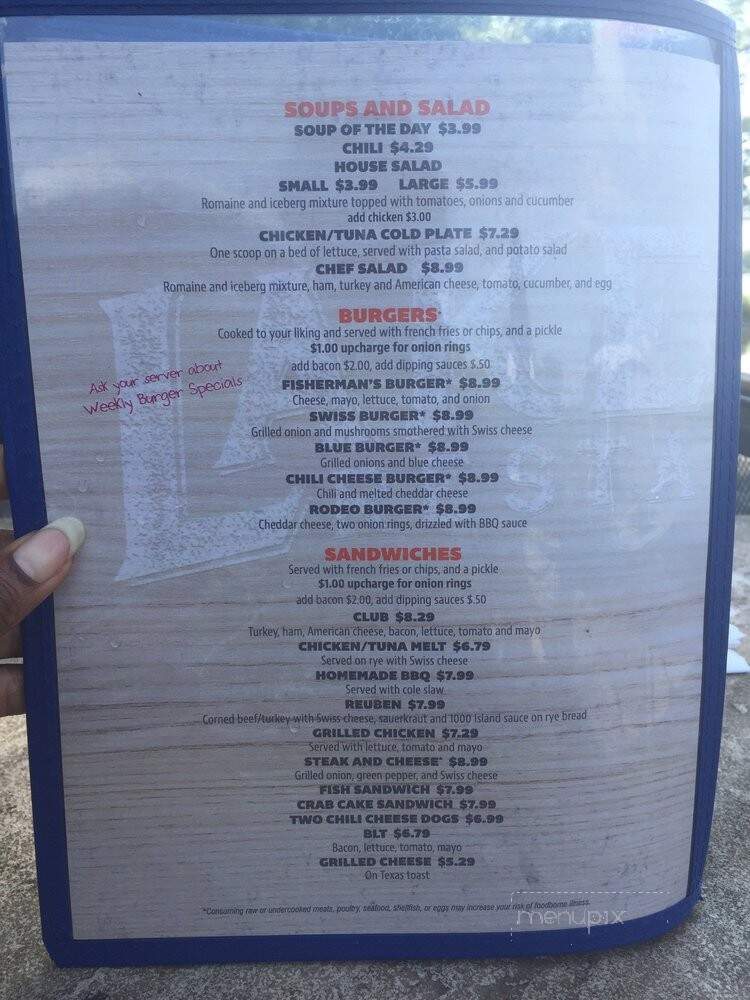 Lakeside Restaurant - Lanexa, VA menu_pic