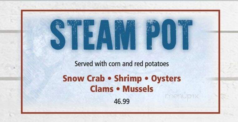 Steamers Seafood Restaurant - Chincoteague, VA menu_pic