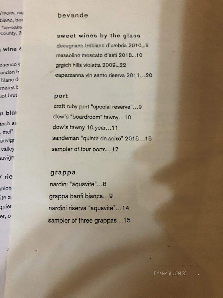 Piatti Restaurant - Danville, CA menu_pic