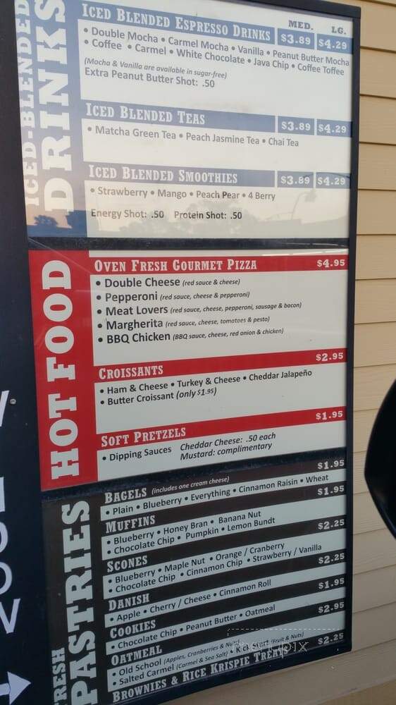 Mojo's Drive Thru Coffee - Corona, CA menu_pic