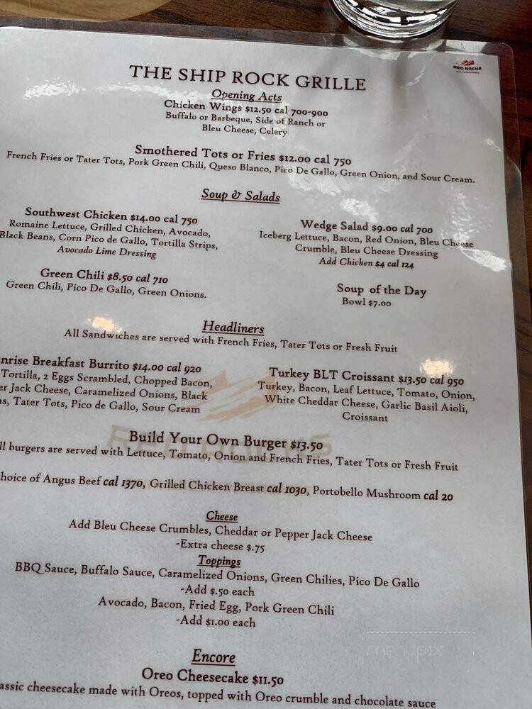 Ship deals rock grill