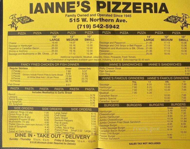 Ianne's Pizzeria - Pueblo, CO