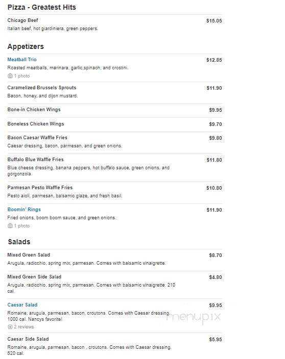 Nancy's Pizzeria - Douglasville, GA menu_pic