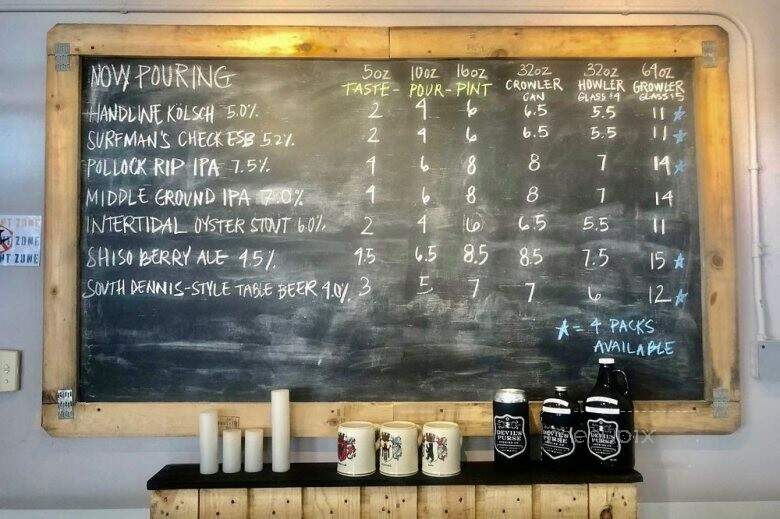 Devil's Purse Brewing Company - Dennis, MA menu_pic