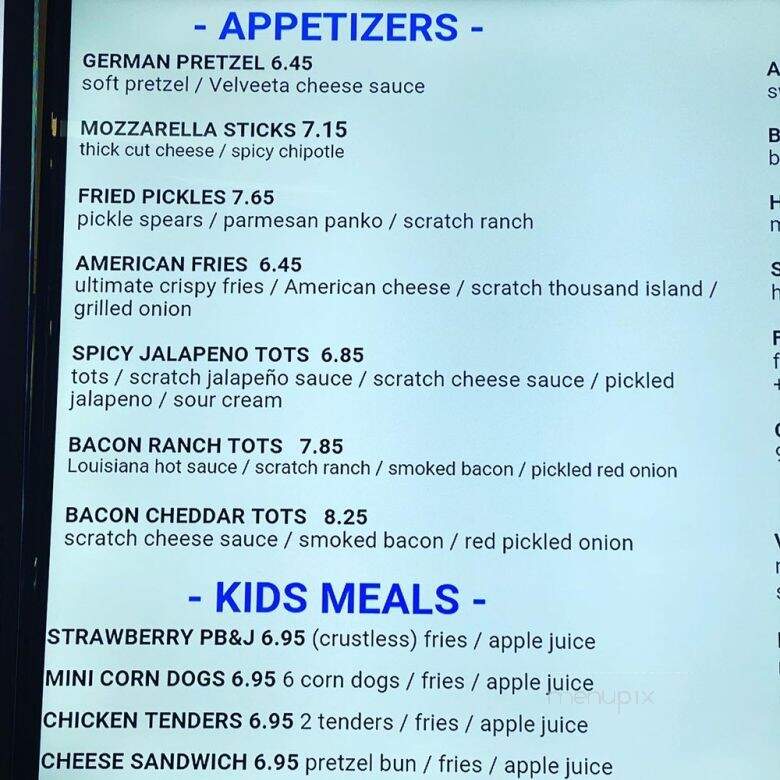 Thompson Brewing Company - Riverside, CA menu_pic