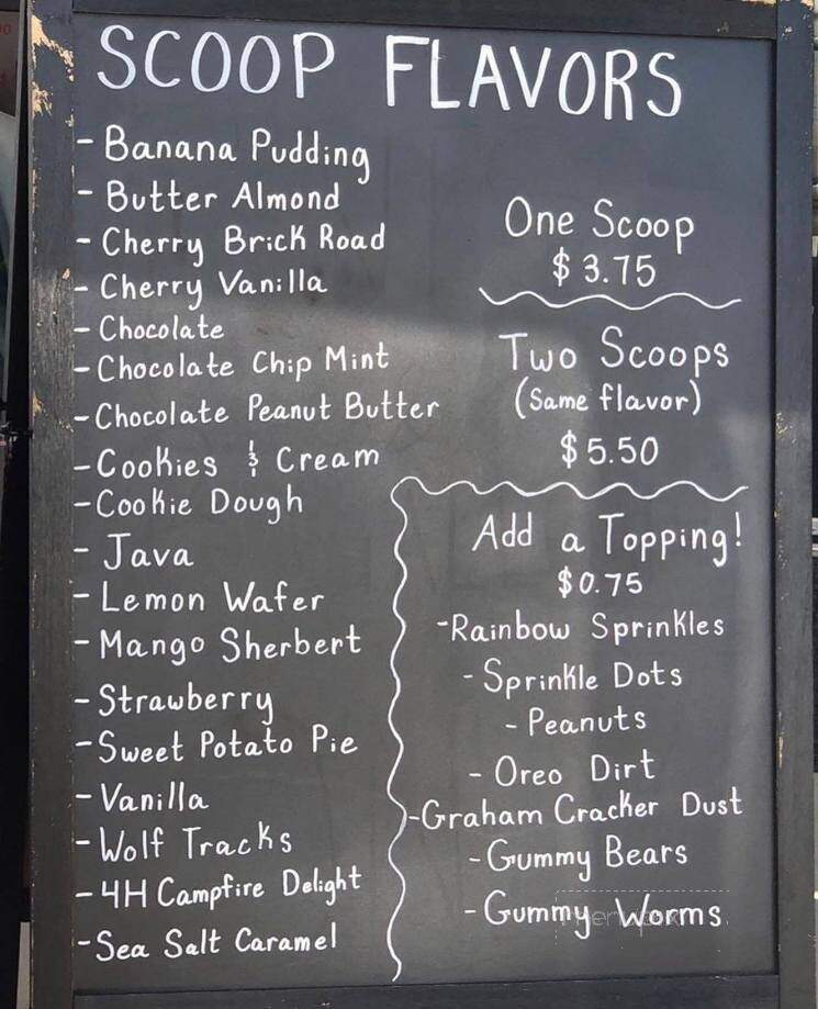 Howling Cow - Raleigh, NC menu_pic
