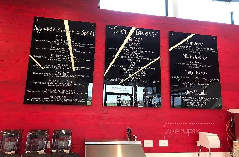 Howling Cow - Raleigh, NC menu_pic
