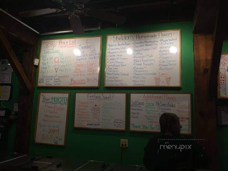 Sheldon's Ice Cream - Southampton, MA menu_pic