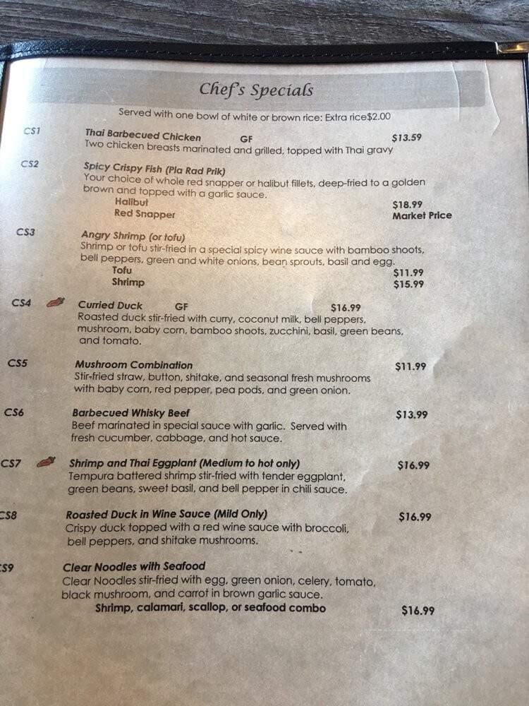 My Thai - Chesterland, OH menu_pic