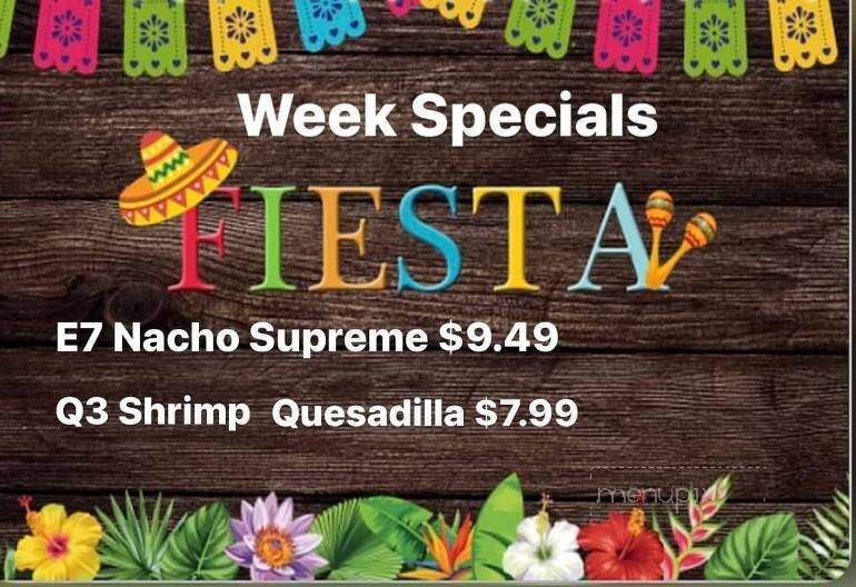 La Fiesta Mexican Restaurant - Chickasha, OK menu_pic