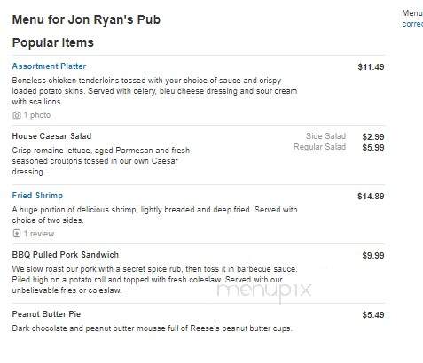 Jon Ryan's Pub - Tewksbury, MA