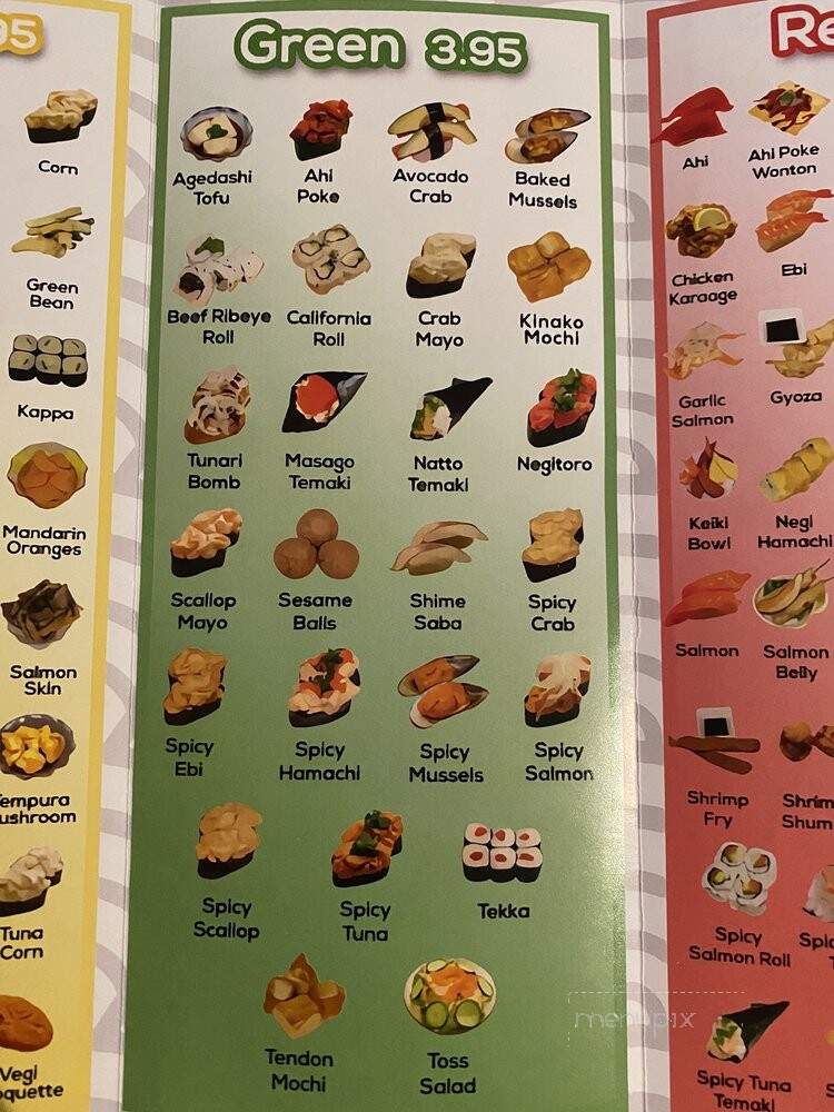 Sushi Bay - Honolulu, HI menu_pic